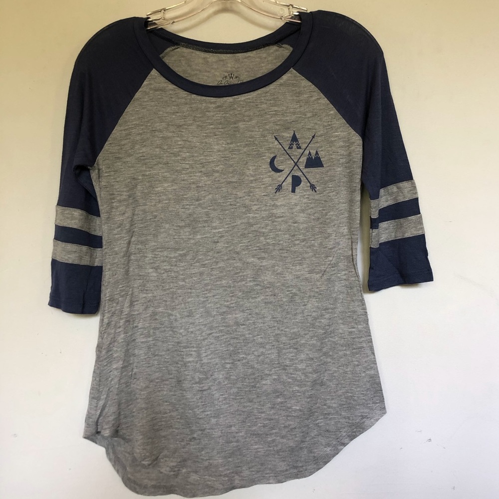 Camp Graphic Raglan Tee Shirt